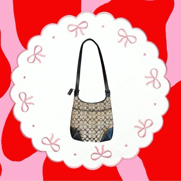 coach hamptons crossbody purse π - Picture 2 of 11